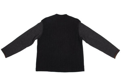 COMME des GARCONS HOMME Chalk Stripe Black Charcoal Knit Size S
