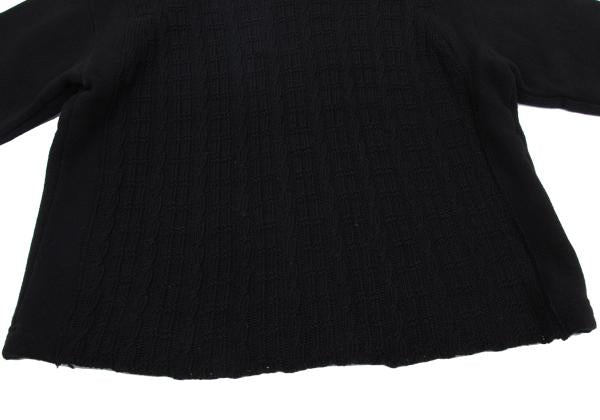COMME des GARCONS HOMME Front Sweater Black Size S