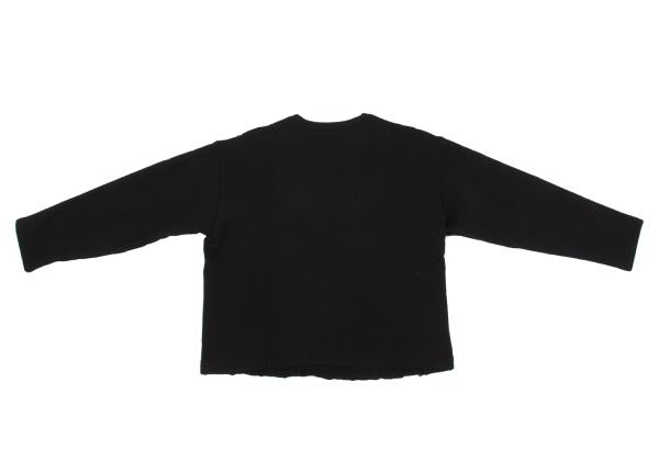 COMME des GARCONS HOMME Front Sweater Black Size S