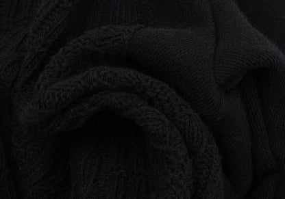 COMME des GARCONS HOMME Front Sweater Black Size S