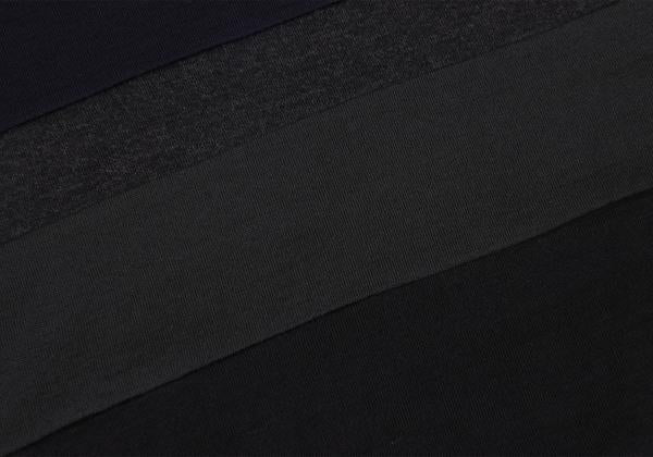 COMME des GARCONS HOMME Wool Bias Color Charcoal Navy Knit Size S