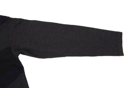 COMME des GARCONS HOMME Wool Bias Color Charcoal Navy Knit Size S