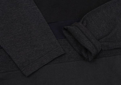 COMME des GARCONS HOMME Wool Bias Color Charcoal Navy Knit Size S