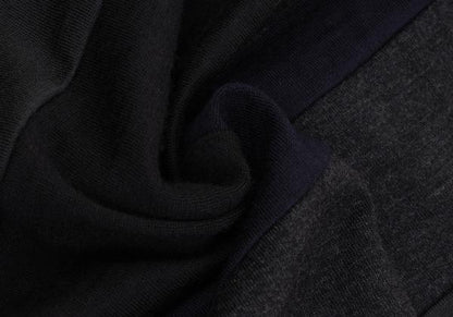 COMME des GARCONS HOMME Wool Bias Color Charcoal Navy Knit Size S