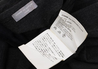 COMME des GARCONS HOMME Wool Bias Color Charcoal Navy Knit Size S