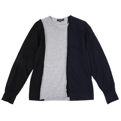 COMME des GARCONS HOMME Colorblock T-Shirt Black Size S
