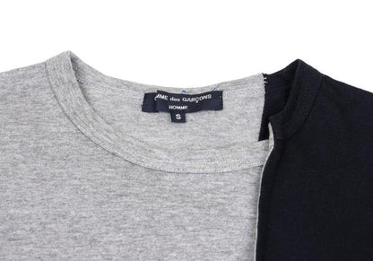 COMME des GARCONS HOMME Colorblock T-Shirt Black Size S