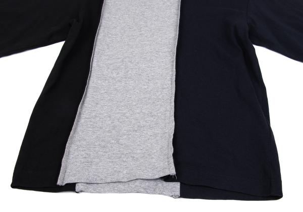 COMME des GARCONS HOMME Colorblock T-Shirt Black Size S
