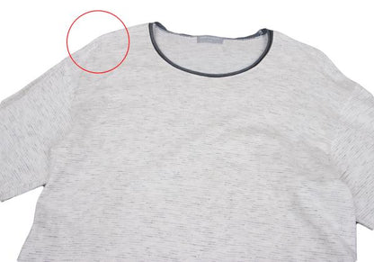 COMME des GARCONS HOMME Mottled Weave T-Shirt White Size S