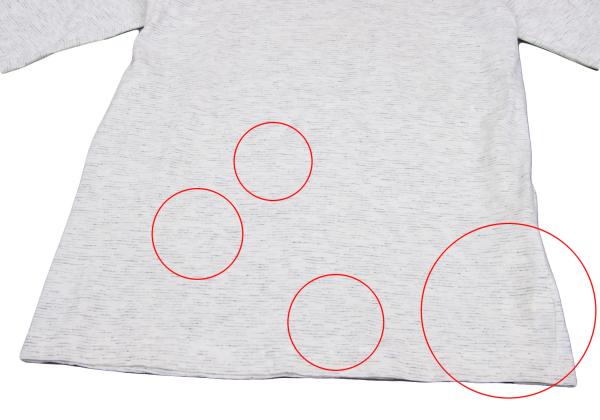 COMME des GARCONS HOMME Mottled Weave T-Shirt White Size S