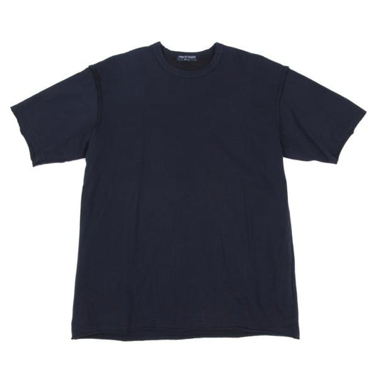 COMME des GARCONS HOMME Garment Dyed T-Shirt Blue Size M