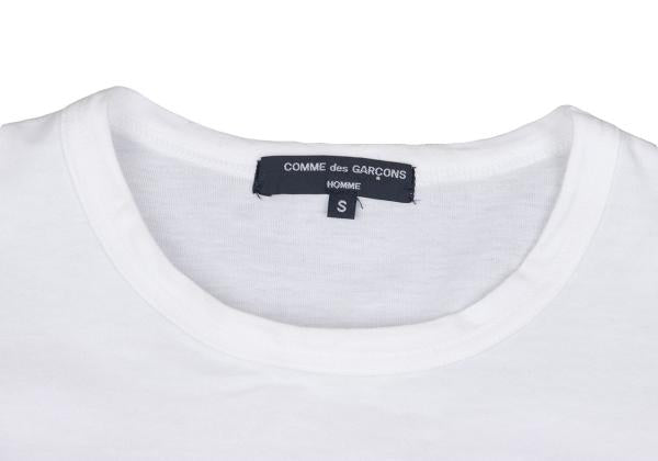 COMME des GARCONS HOMME Stripe Panel T-Shirt White Size S