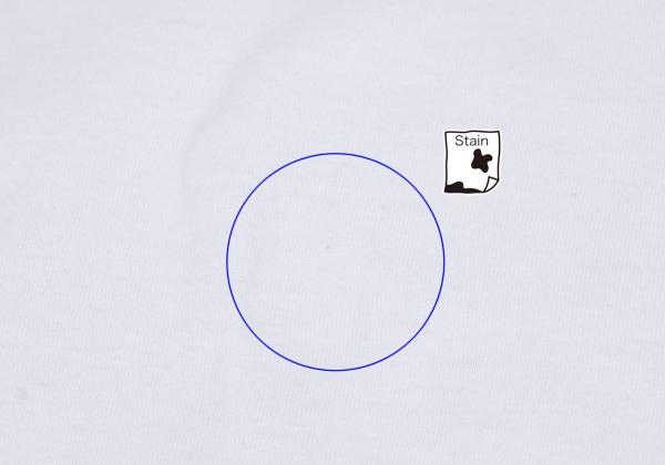 COMME des GARCONS HOMME Stripe Panel T-Shirt White Size S