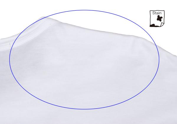 COMME des GARCONS HOMME Stripe Panel T-Shirt White Size S