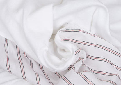 COMME des GARCONS HOMME Stripe Panel T-Shirt White Size S