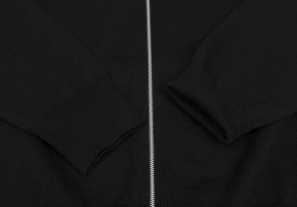 COMME des GARCONS HOMME Wool Round Cardigan Black Size M