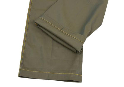 COMME des GARCONS HOMME Yellow Stitch Pants Green Size M