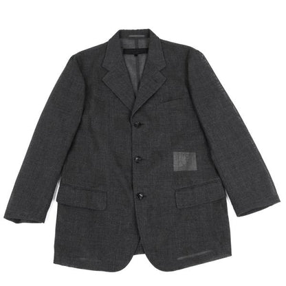 COMME des GARCONS HOMME Wool Nylon Jacket Charcoal Size S