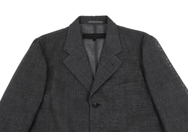 COMME des GARCONS HOMME Wool Nylon Jacket Charcoal Size S