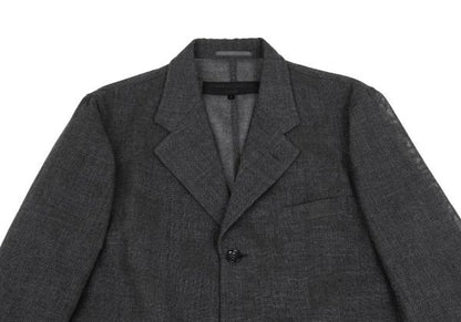 COMME des GARCONS HOMME Wool Nylon Jacket Charcoal Size S