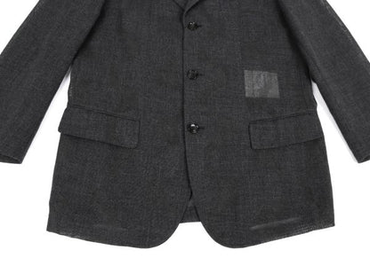 COMME des GARCONS HOMME Wool Nylon Jacket Charcoal Size S