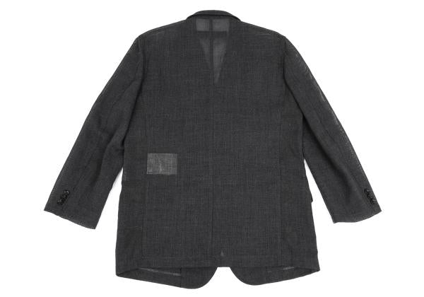 COMME des GARCONS HOMME Wool Nylon Jacket Charcoal Size S