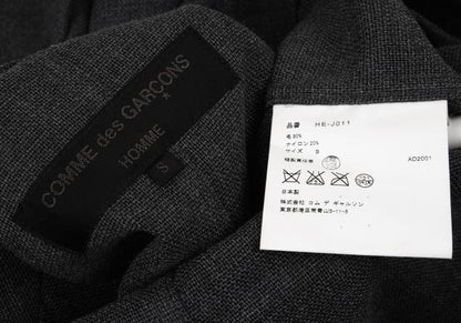 COMME des GARCONS HOMME Wool Nylon Jacket Charcoal Size S