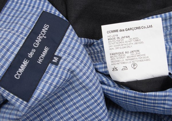 COMME des GARCONS HOMME Reversible Jacket Charcoal Size M