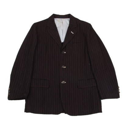 COMME des GARCONS HOMME Cotton Linen Jacket Bordeaux Size S