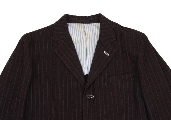 COMME des GARCONS HOMME Cotton Linen Jacket Bordeaux Size S