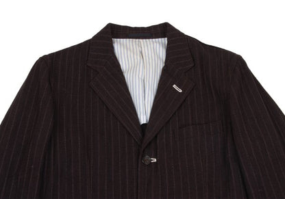 COMME des GARCONS HOMME Cotton Linen Jacket Bordeaux Size S