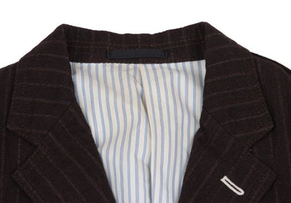 COMME des GARCONS HOMME Cotton Linen Jacket Bordeaux Size S