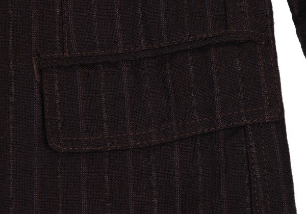 COMME des GARCONS HOMME Cotton Linen Jacket Bordeaux Size S