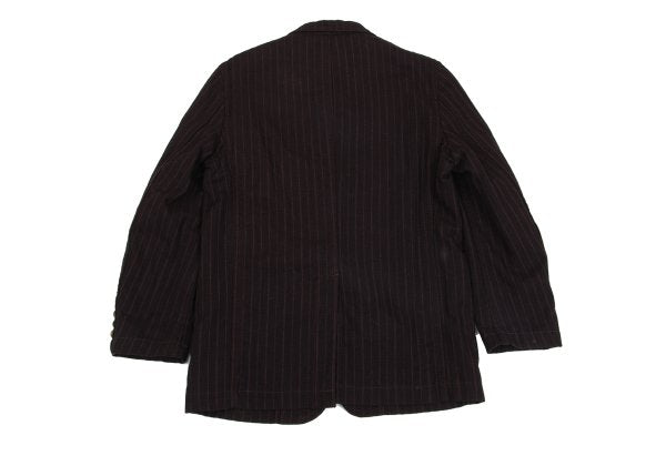COMME des GARCONS HOMME Cotton Linen Jacket Bordeaux Size S