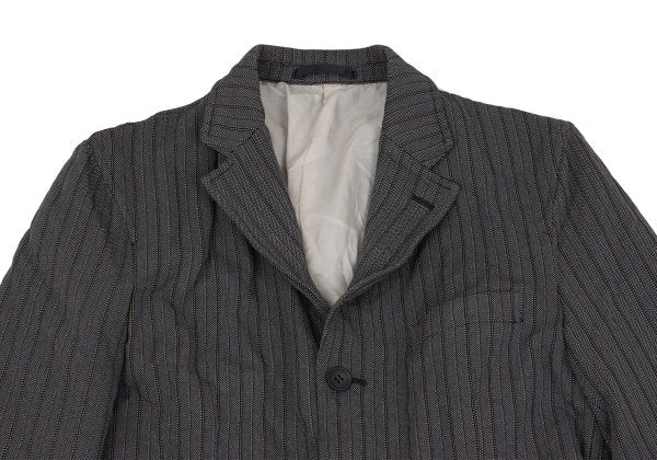 COMME des GARCONS HOMME Shrunk Stitch Jacket Gray Size S