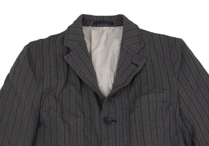 COMME des GARCONS HOMME Shrunk Stitch Jacket Gray Size S