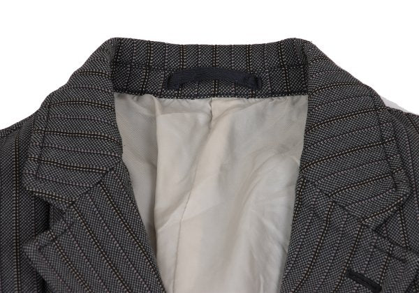 COMME des GARCONS HOMME Shrunk Stitch Jacket Gray Size S