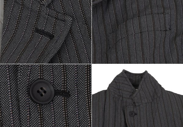 COMME des GARCONS HOMME Shrunk Stitch Jacket Gray Size S