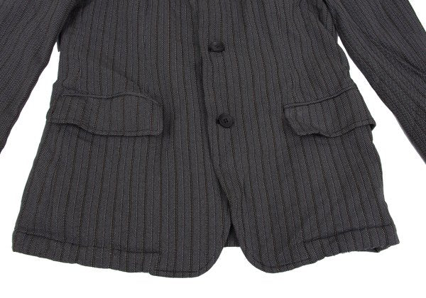 COMME des GARCONS HOMME Shrunk Stitch Jacket Gray Size S
