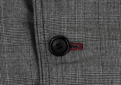 COMME des GARCONS HOMME Wool Glen Check Jacket Gray Size SS