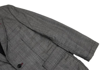 COMME des GARCONS HOMME Wool Glen Check Jacket Gray Size SS