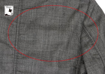 COMME des GARCONS HOMME Wool Glen Check Jacket Gray Size SS