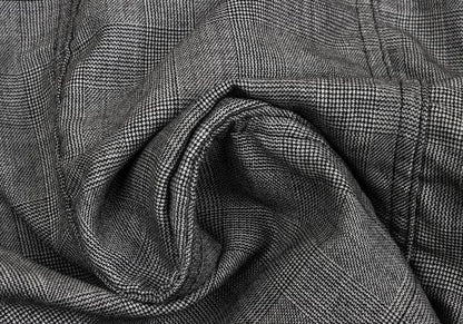 COMME des GARCONS HOMME Wool Glen Check Jacket Gray Size SS