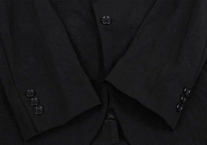 COMME des GARCONS HOMME Garment Dyed Jacket Black Size SS