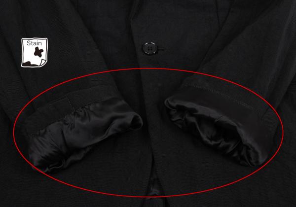 COMME des GARCONS HOMME Garment Dyed Jacket Black Size SS
