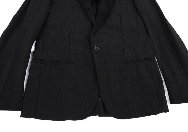 COMME des GARCONS HOMME Garment Dyed Jacket Black Size SS