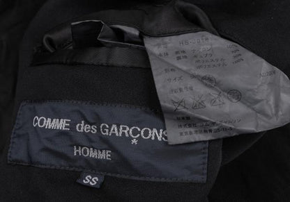 COMME des GARCONS HOMME Garment Dyed Jacket Black Size SS