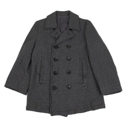 COMME des GARCONS HOMME Shrunken Wool Coat Gray Size M
