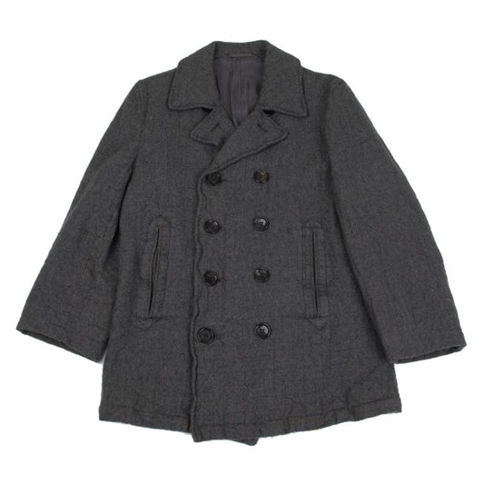 COMME des GARCONS HOMME Shrunken Wool Coat Gray Size M