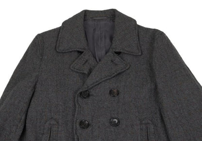 COMME des GARCONS HOMME Shrunken Wool Coat Gray Size M